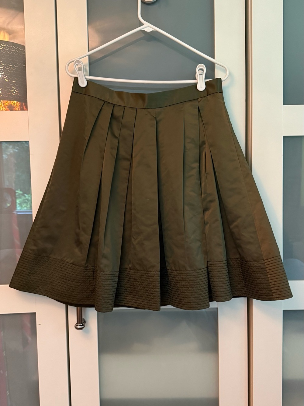 NWT Banana Republic Metallic Green A-Line
Skirt 12